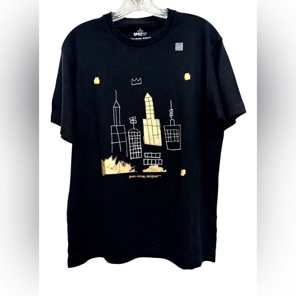 Jean Michel Basquiat UNIQLO SPRZ NY Black Men’s Medium T-Shirt NWOT